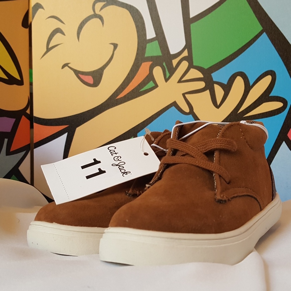 ❎SOLD❎Little Boy's Chukka Boots Toddler 11 Brown - Picture 2 of 7